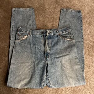 Men Levis Strauss Original Riveted Jeans. 550. 34W 34L